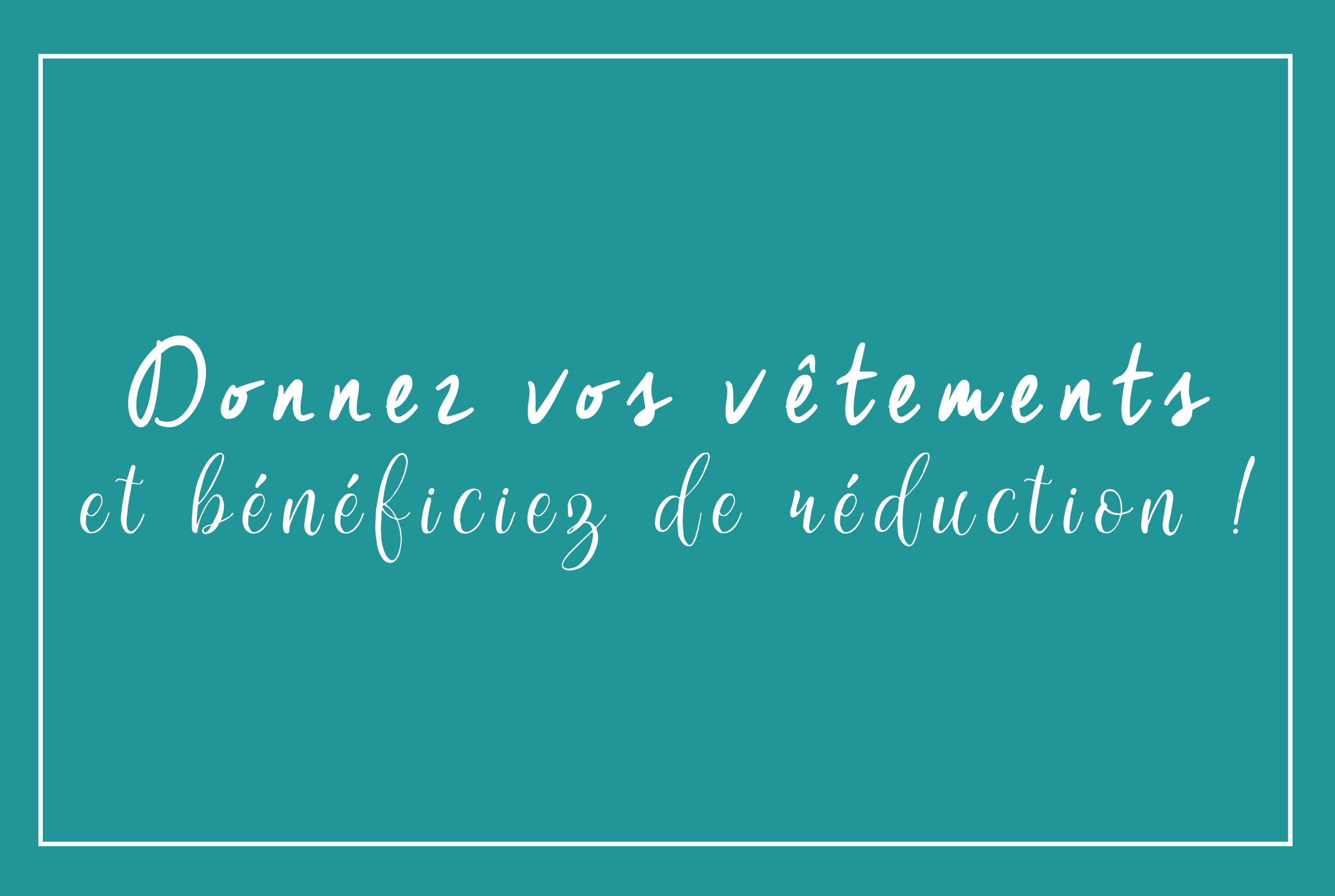 Recyclage vetements contre bon d