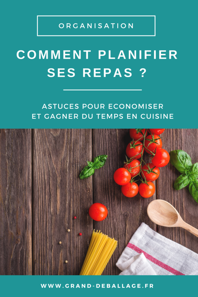 PLANIFIER SES REPAS A LA SEMAINE