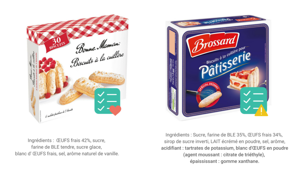 gâteaux industriels sans additifs alimentaires