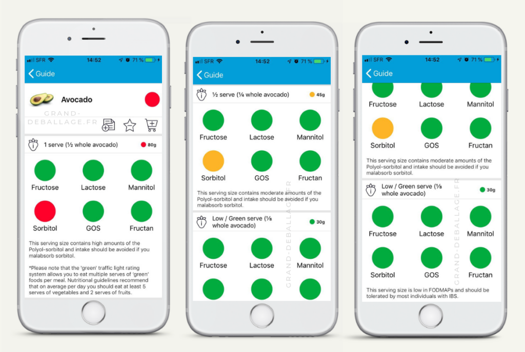 application-telephone-regime-fodmaps