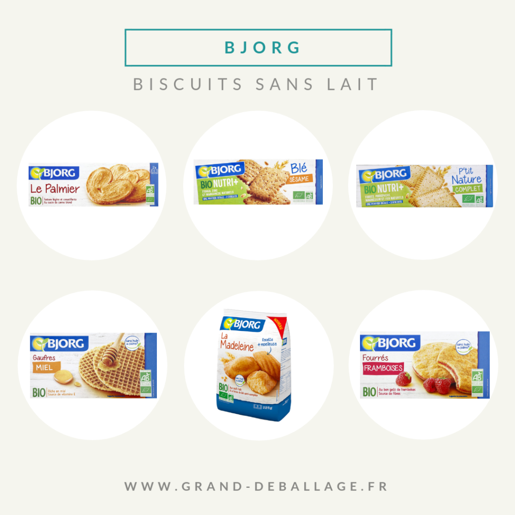 où trouver des biscuits sans lait au supermarche