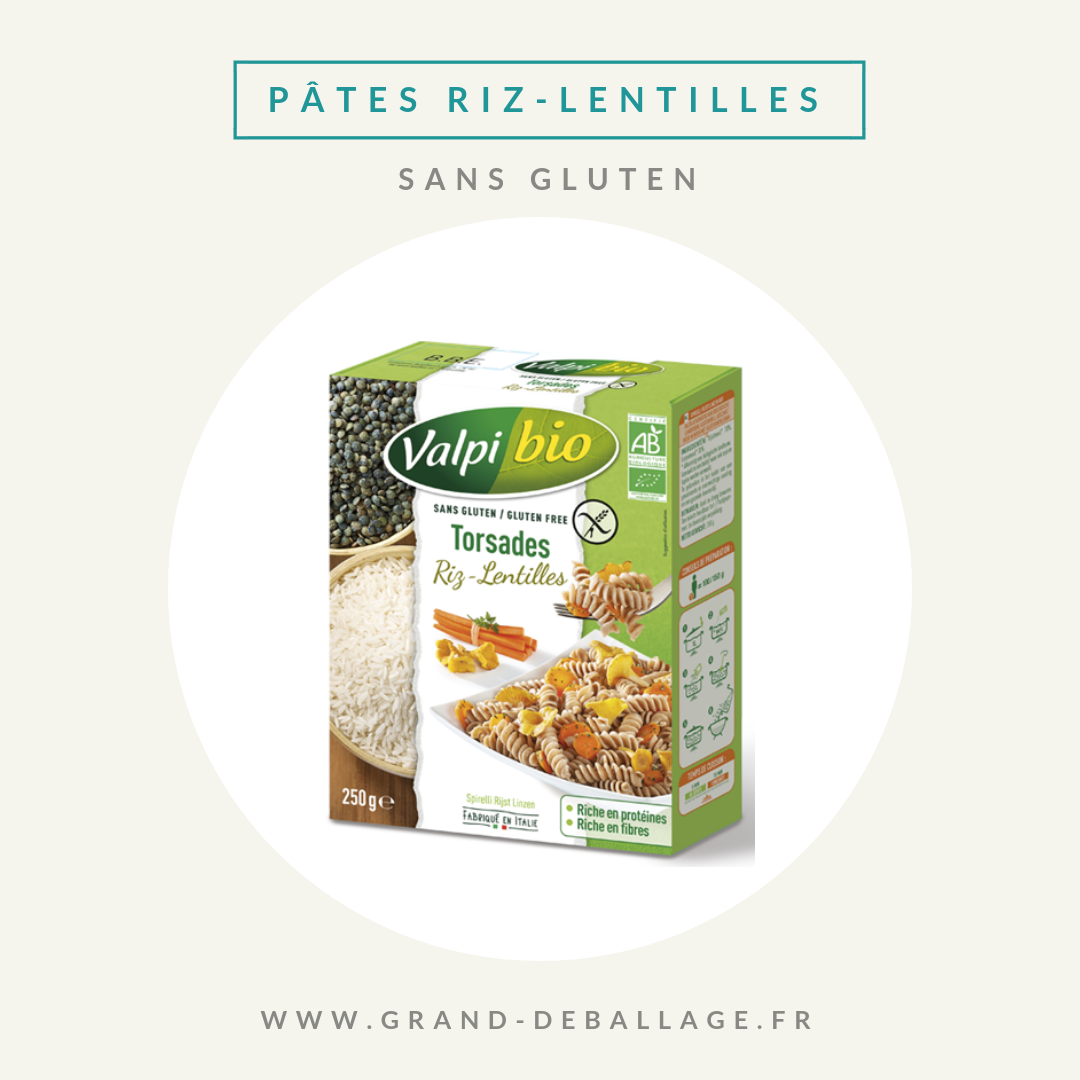 selection des meilleures pates sans gluten