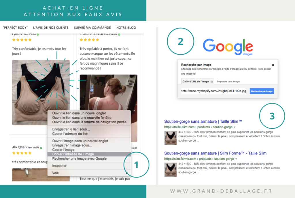 identifier faux avis clients sur un site marchand