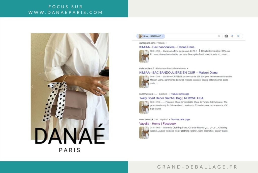 mon avis sur danae paris sacs