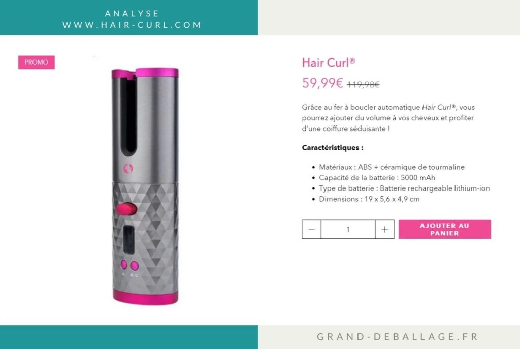 mon avis boucleur hair curl sans fil usb