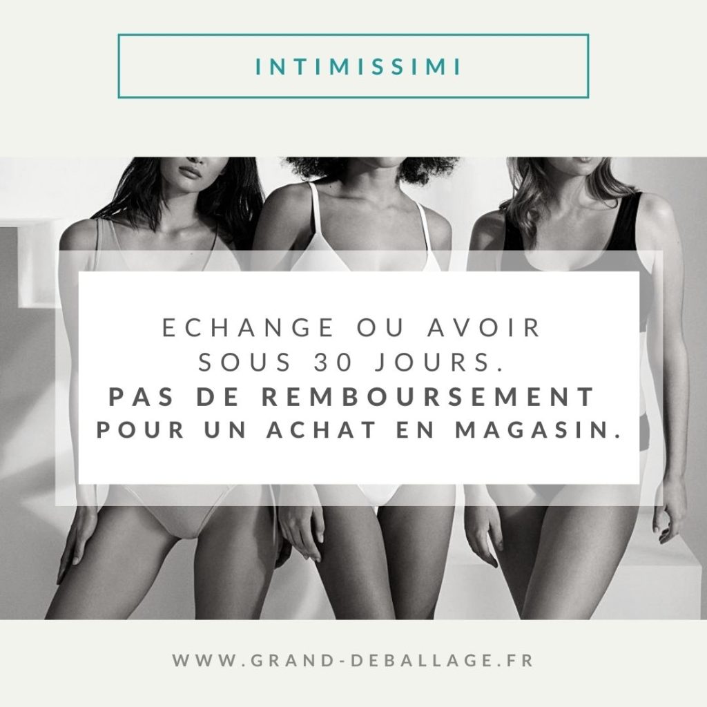 remboursement et retours intimissimi