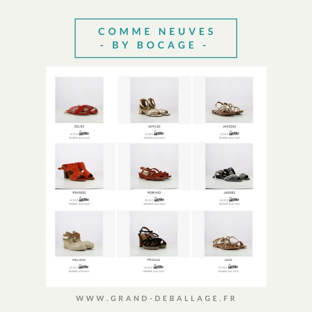 COMME NEUVES BY BOCAGE CHAUSSURES OCCASION (1)