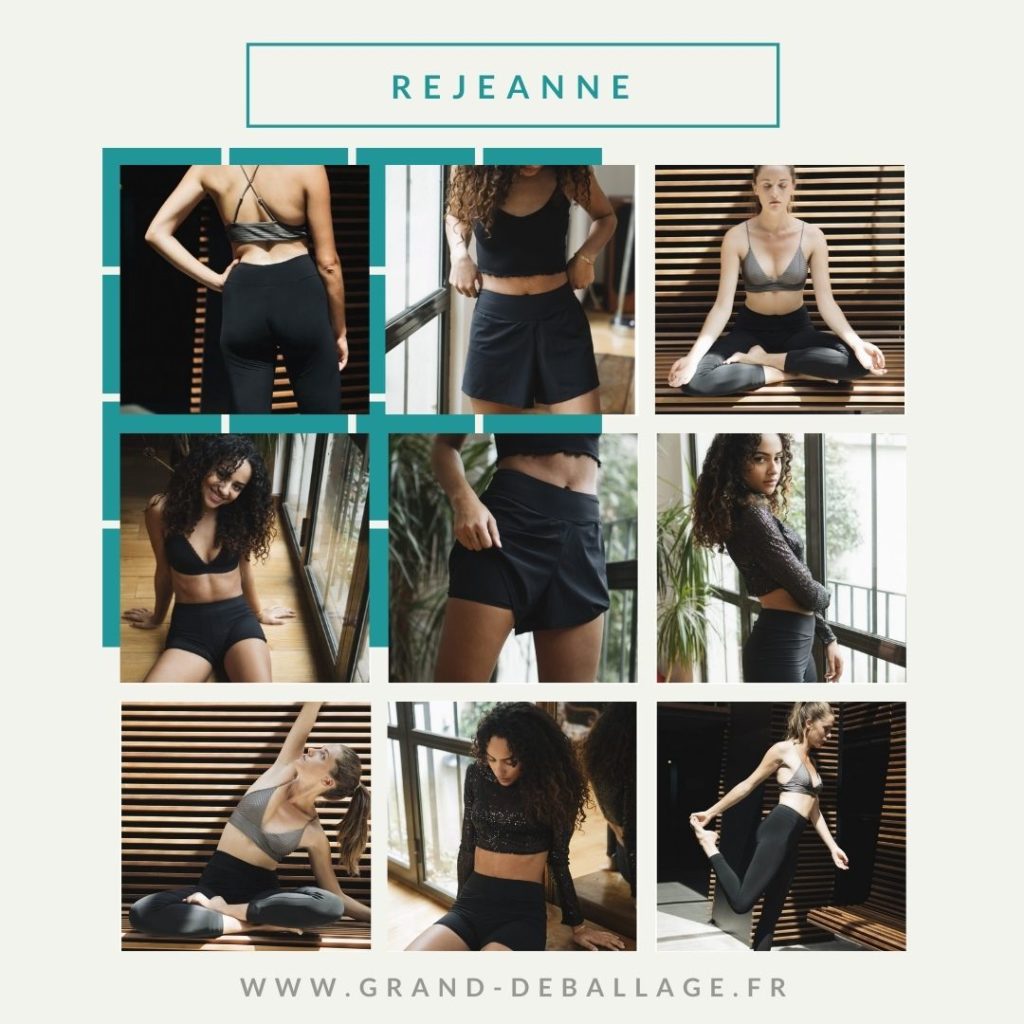 REJEANNE LEGGINGS ET SHORTS MENSTRUELS