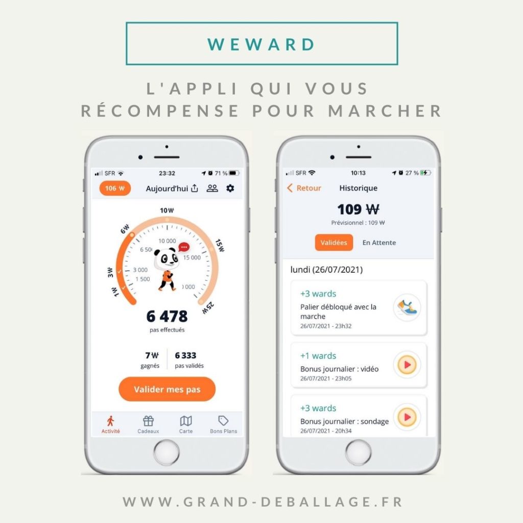 avis sur l'application we ward