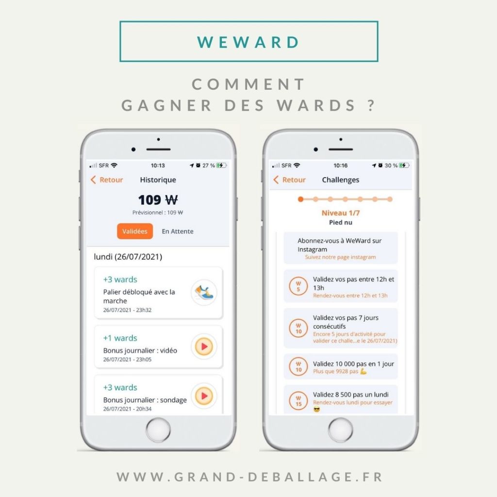 appication we ward : comment gagner des wards