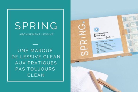 mon avis sur la lessive spring