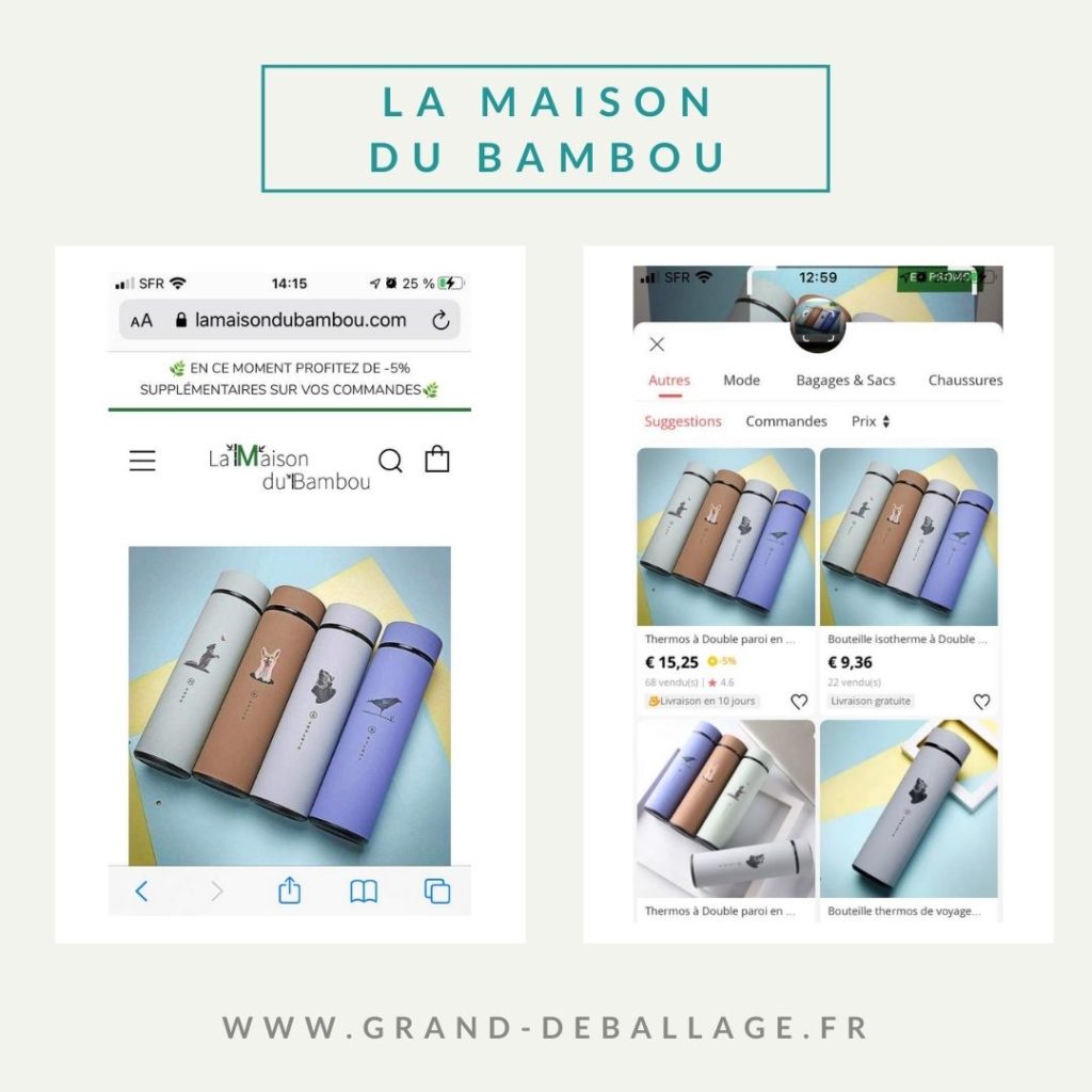 AVIS LA MAISON DU BAMBOU GOURDE ALIEXPRESS