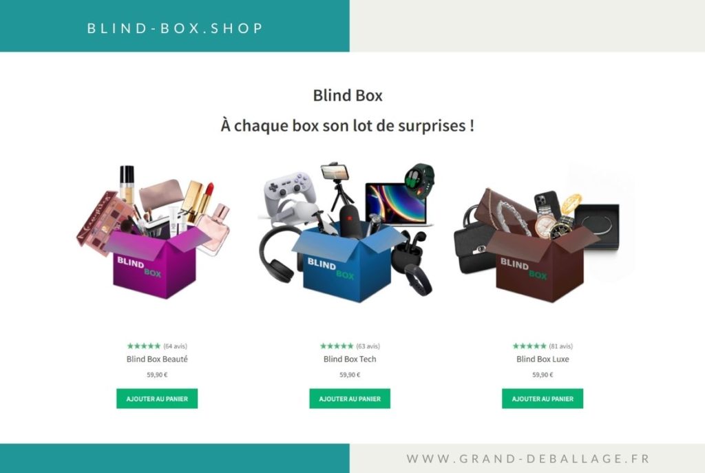 AVIS BLIND BOX BEAUTE