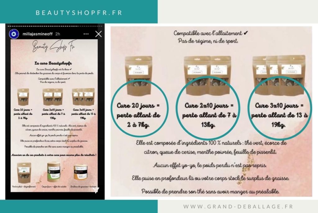 AVIS CURE TISANE beautyshopfr 