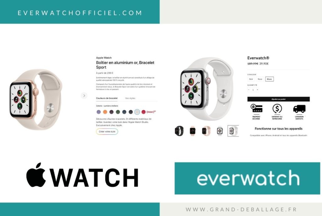 AVIS EVERWATCH MONTRE CONNECTEE