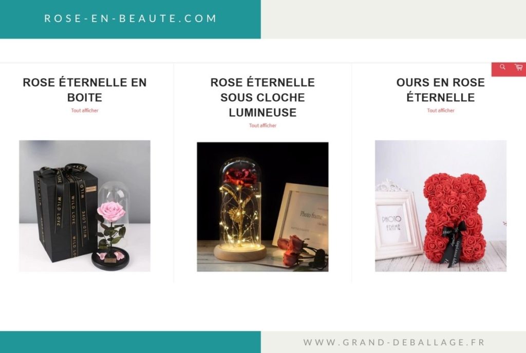 AVIS ROSE EN BEAUTE ROSE ETERNELLE 