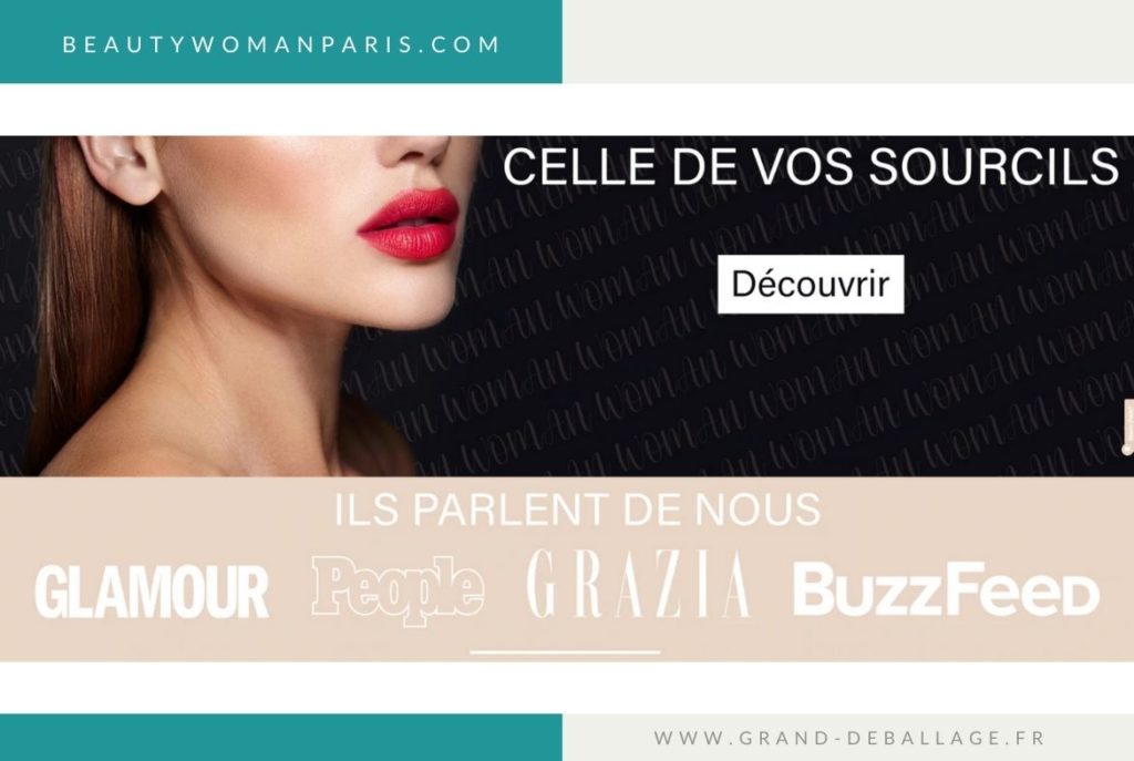 AVIS TAMPON SOURCILS BEAUTY WOMAN PARIS 