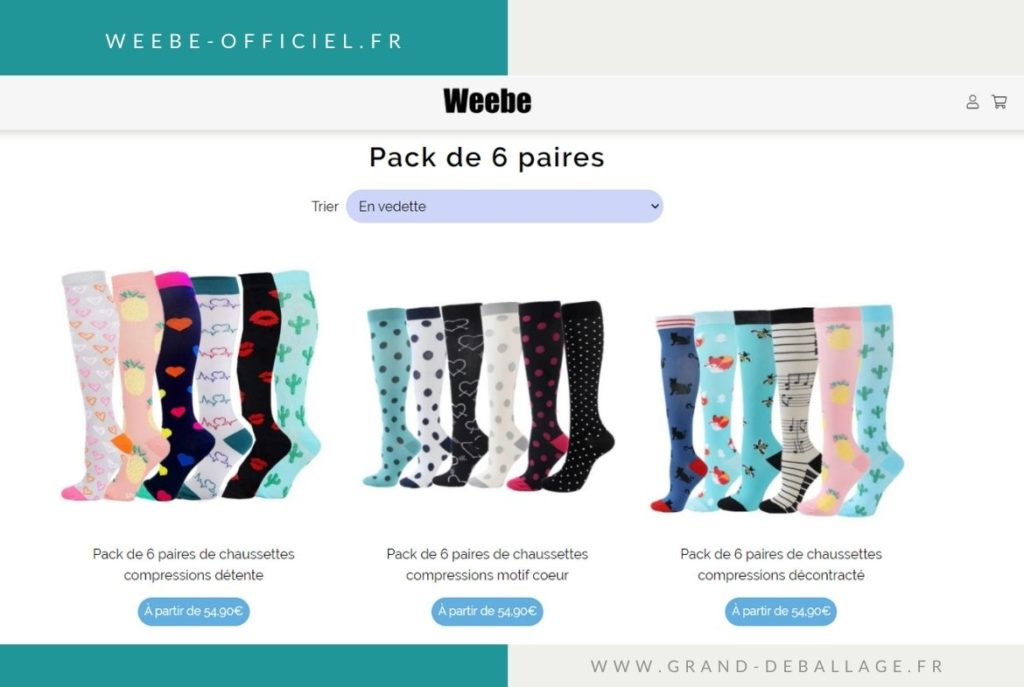 AVIS weebe-officiel.fr chaussettes de contention (8)